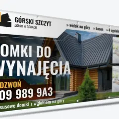 Reklamuj noclegi w luksusowych domkach z widokiem na góry! Zadzwoń: 609 989 9A3. Idealne miejsce, gdzie reklamować noclegi.
