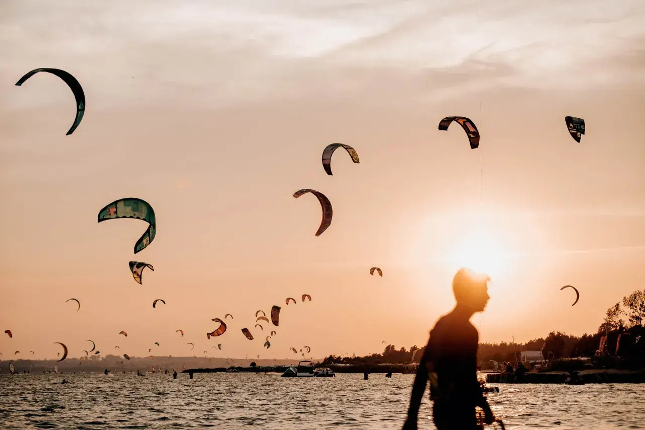 sporty wodne półwysep helski kitesurfing