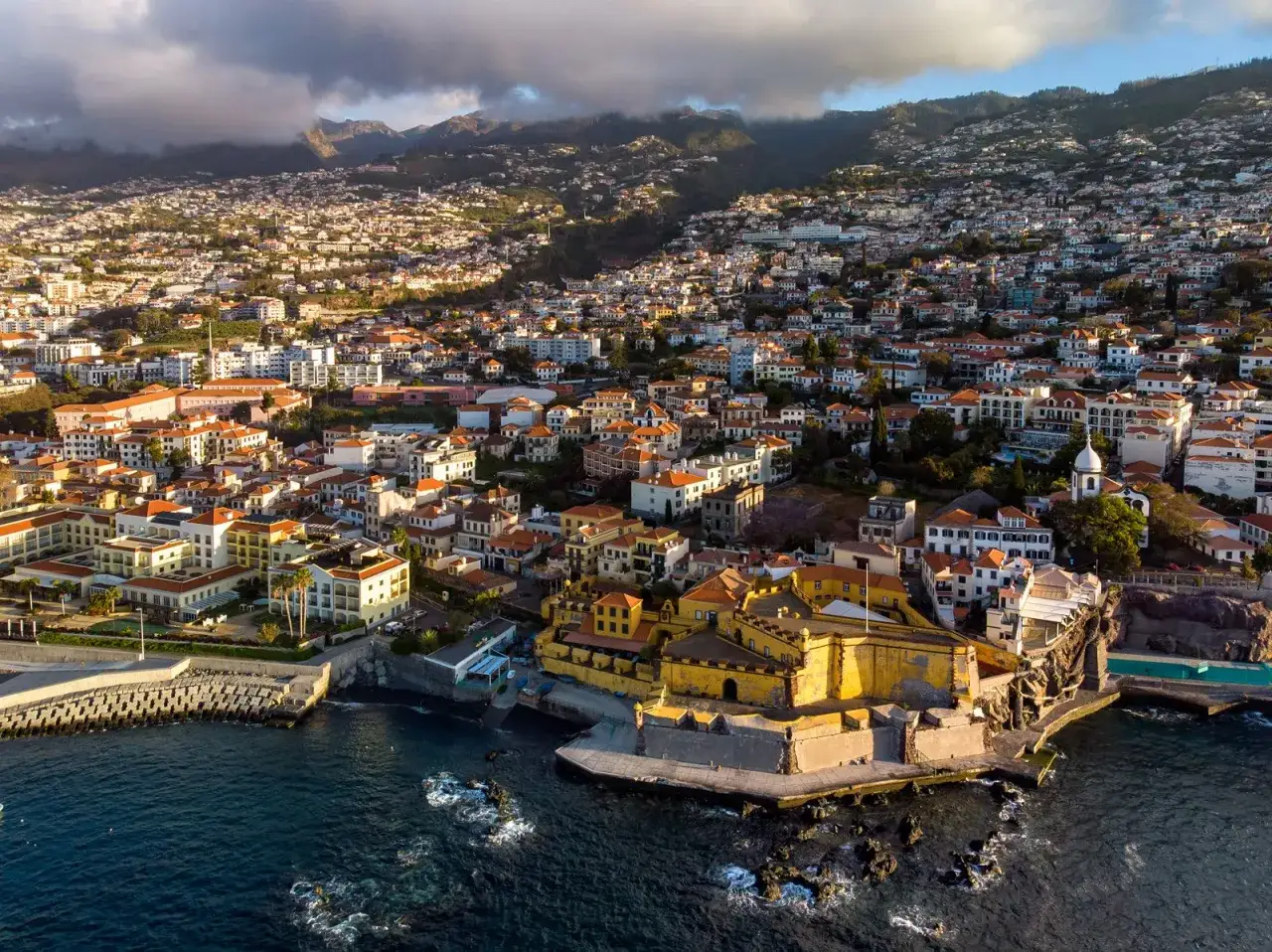 Funchal panorama z portem