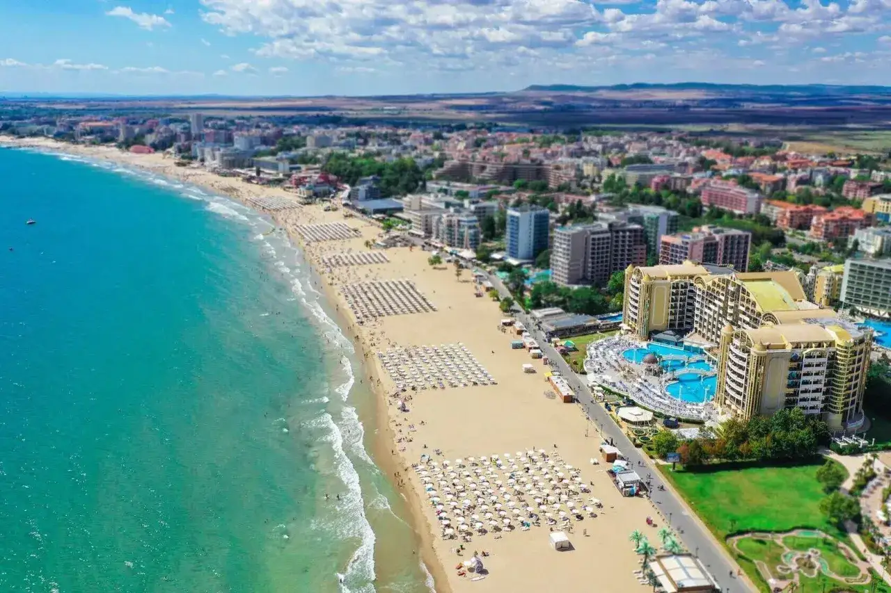 Plaża w Bułgarii Słoneczny Brzeg